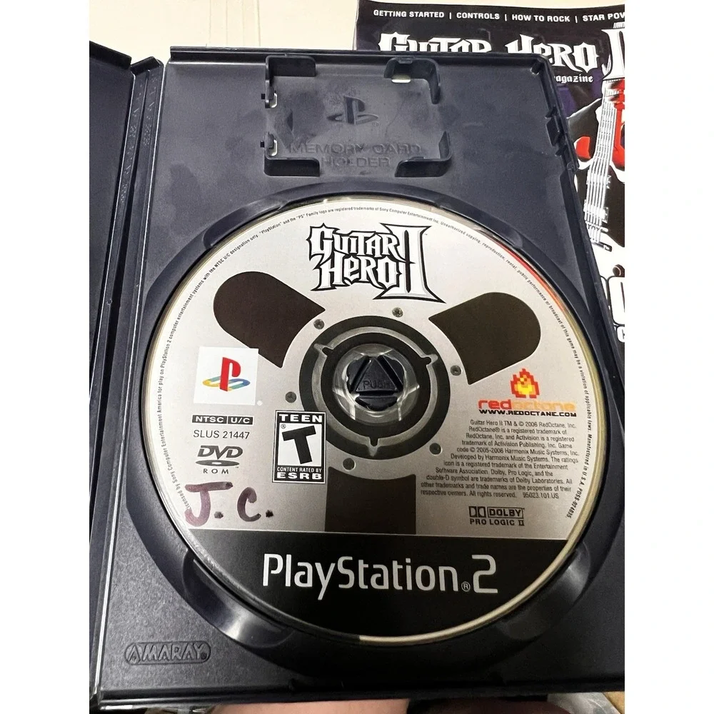 305-009 Guitar Hero II Playstation‎ 2 PS2 Complete CIB TESTED